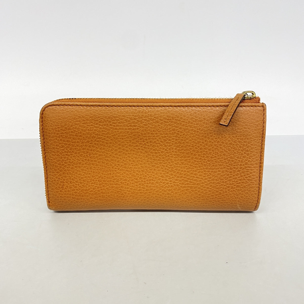 【6ge6475-k】グッチ 長財布 332747 レザー ブラウン ゴールド金具【中古】レディース