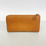 【6ge6475-k】グッチ 長財布 332747 レザー ブラウン ゴールド金具【中古】レディース