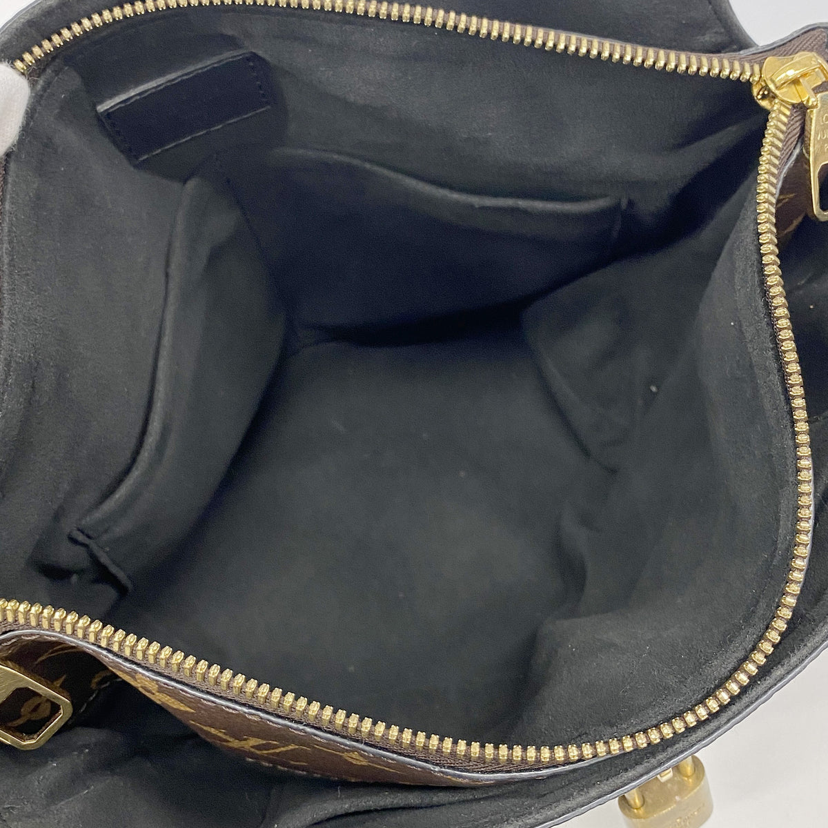 【6ge6477-k】ルイヴィトン ハンドバッグ モノグラム フラワージップドトートPM M44351 ブラウン 2wayバッグ【中古】レディース