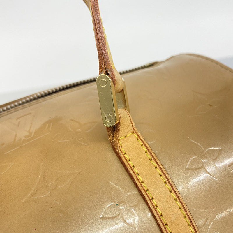 【6ge6478-k】ルイヴィトン ハンドバッグ ヴェルニ ベッドフォード M91329 ノワゼット【中古】レディース