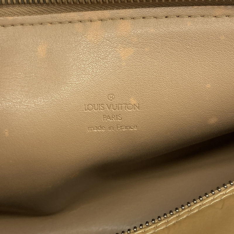 【6ge6478-k】ルイヴィトン ハンドバッグ ヴェルニ ベッドフォード M91329 ノワゼット【中古】レディース