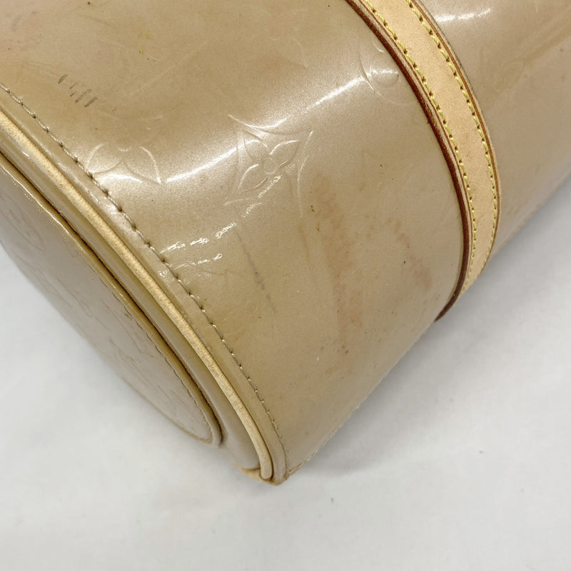 【6ge6478-k】ルイヴィトン ハンドバッグ ヴェルニ ベッドフォード M91329 ノワゼット【中古】レディース