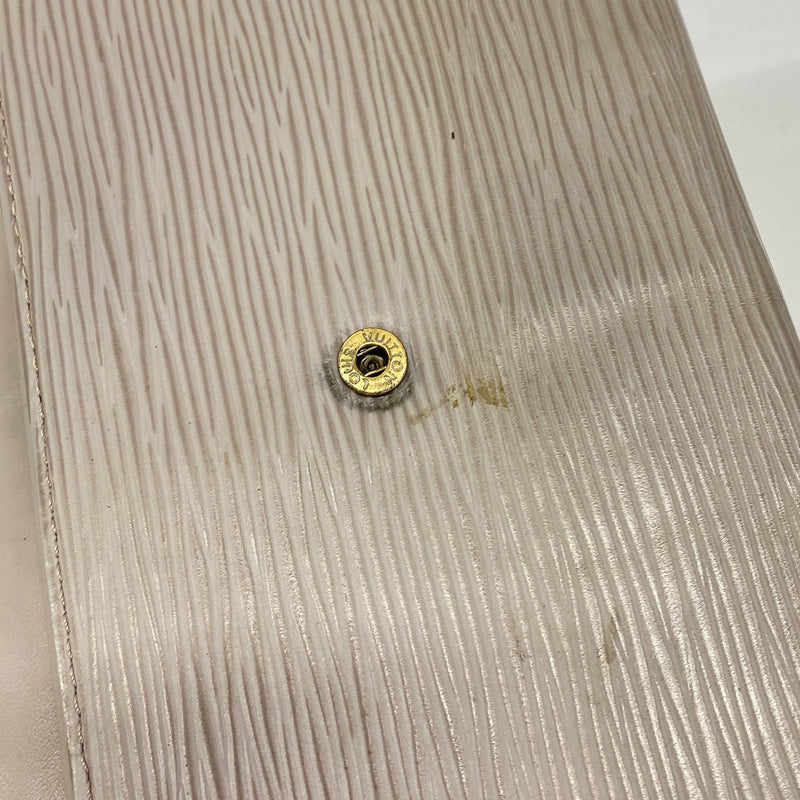 【6ge6482-k】ルイヴィトン 三つ折り長財布 エピ ポルトフォイユインターナショナル M6338B ライラック【中古】レディース
