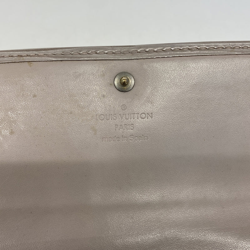 【6ge6482-k】ルイヴィトン 三つ折り長財布 エピ ポルトフォイユインターナショナル M6338B ライラック【中古】レディース