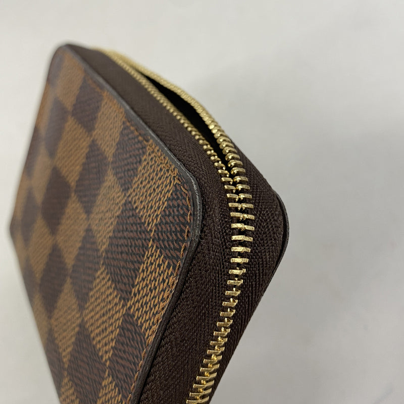 【6ge6483-k】ルイヴィトン コインケース ダミエ ジッピーコインパース N63070 エベヌ【中古】メンズ レディース ユニセックス