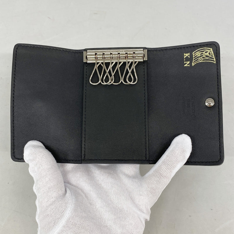 【6ge6484-k】ルイヴィトン キーケース モノグラム・シャドウ ミュルティクレ6 M14825 ブラック【中古】メンズ
