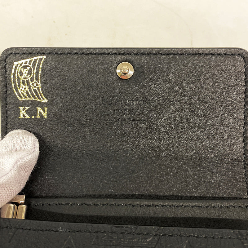 【6ge6484-k】ルイヴィトン キーケース モノグラム・シャドウ ミュルティクレ6 M14825 ブラック【中古】メンズ