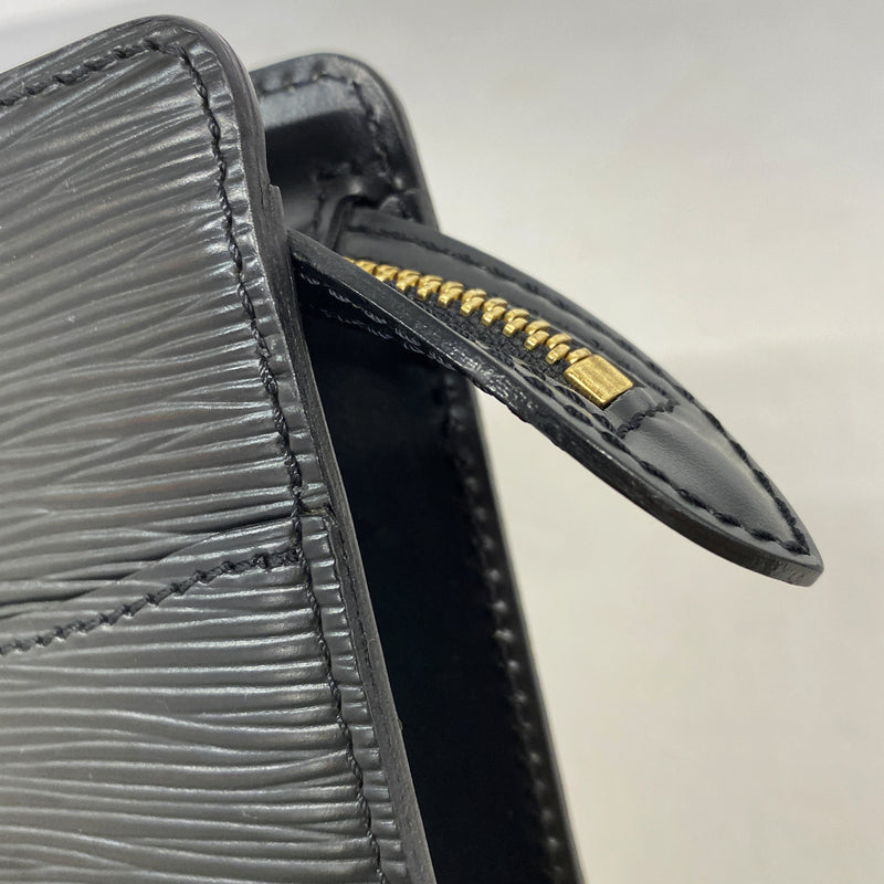 【6ge6486-k】ルイヴィトン クラッチバッグ エピ ポシェットオム M52522 ノワール【中古】メンズ