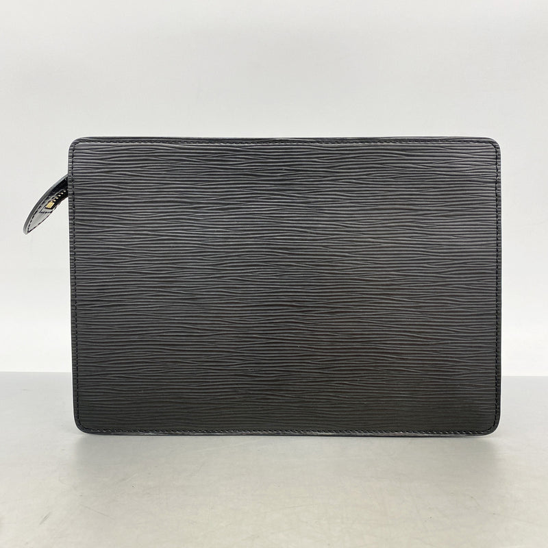 【6ge6486-k】ルイヴィトン クラッチバッグ エピ ポシェットオム M52522 ノワール【中古】メンズ