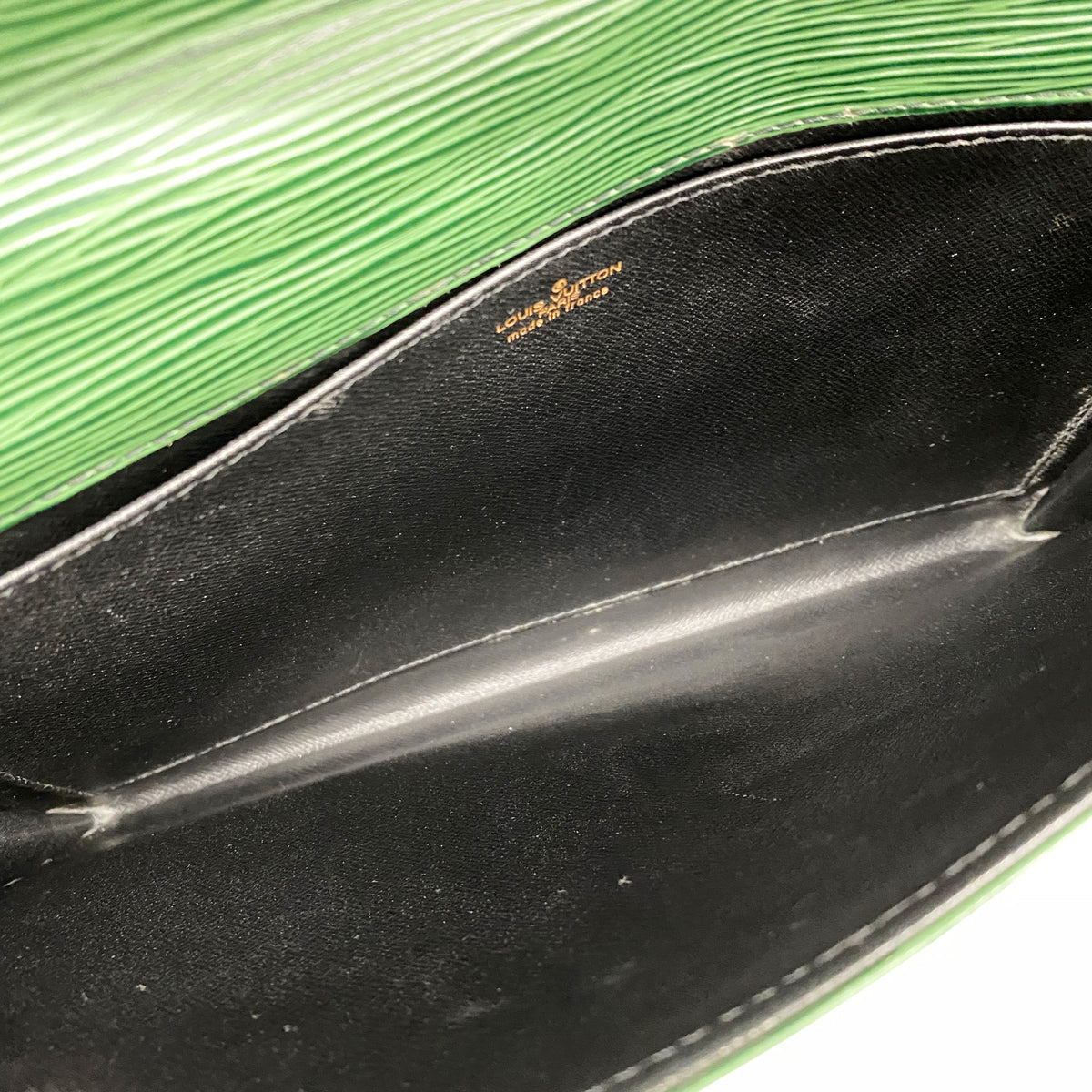 【6ge6487-k】ルイヴィトン クラッチバッグ エピ イエナ28 M52724 ボルネオグリーン【中古】レディース