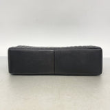 【6ge6490-k】シャネル ショルダーバッグ Wチェーン パゴダフラップ ラムスキン ブラック ゴールド金具【中古】レディース