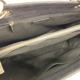 【6ge6492-k】シャネル チェーントート マトラッセ キャビアスキン ブラック シルバー金具【中古】レディース