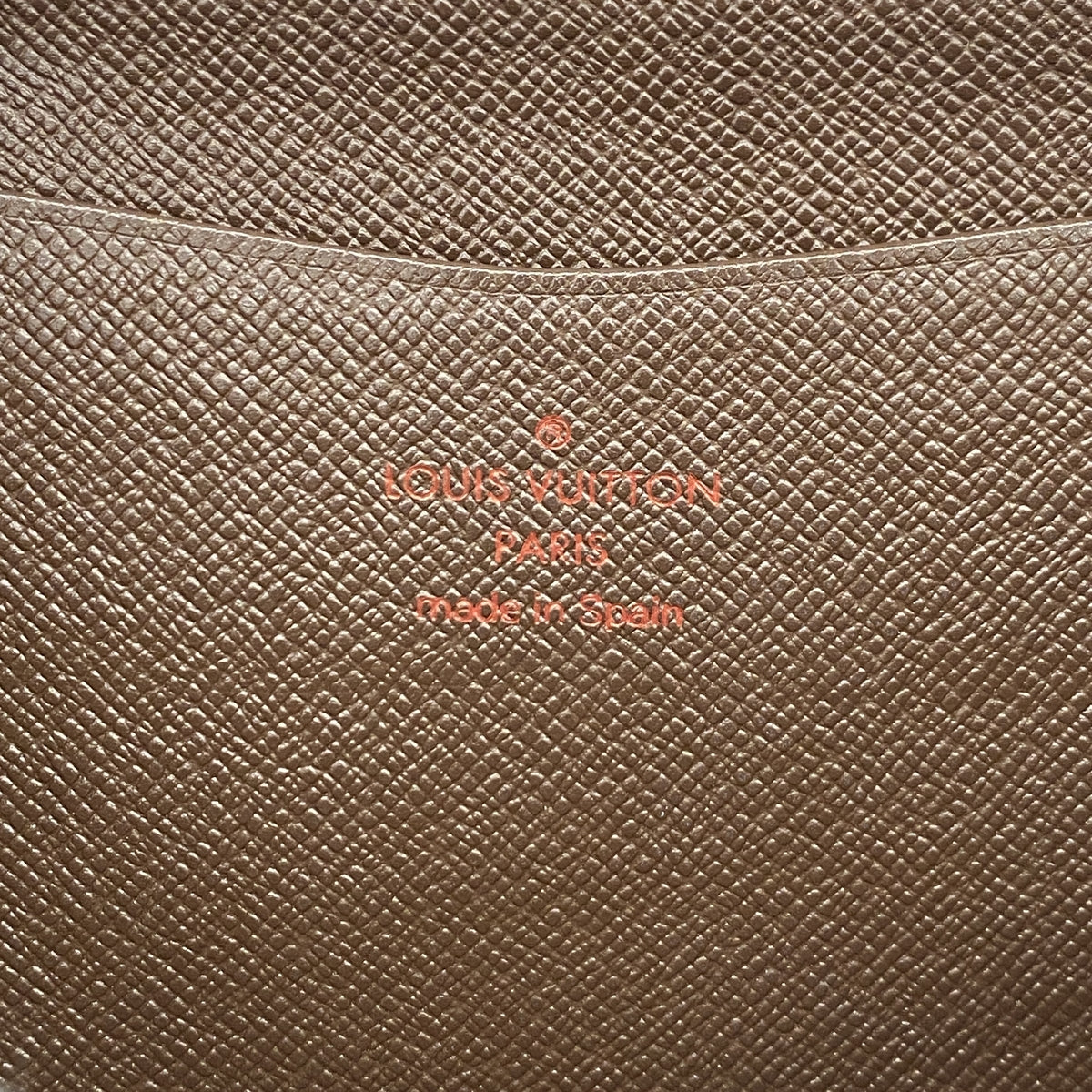 【6ge6507】ルイヴィトン 長財布 ダミエ ポルトモネジップ N61728 エベヌ【中古】レディース