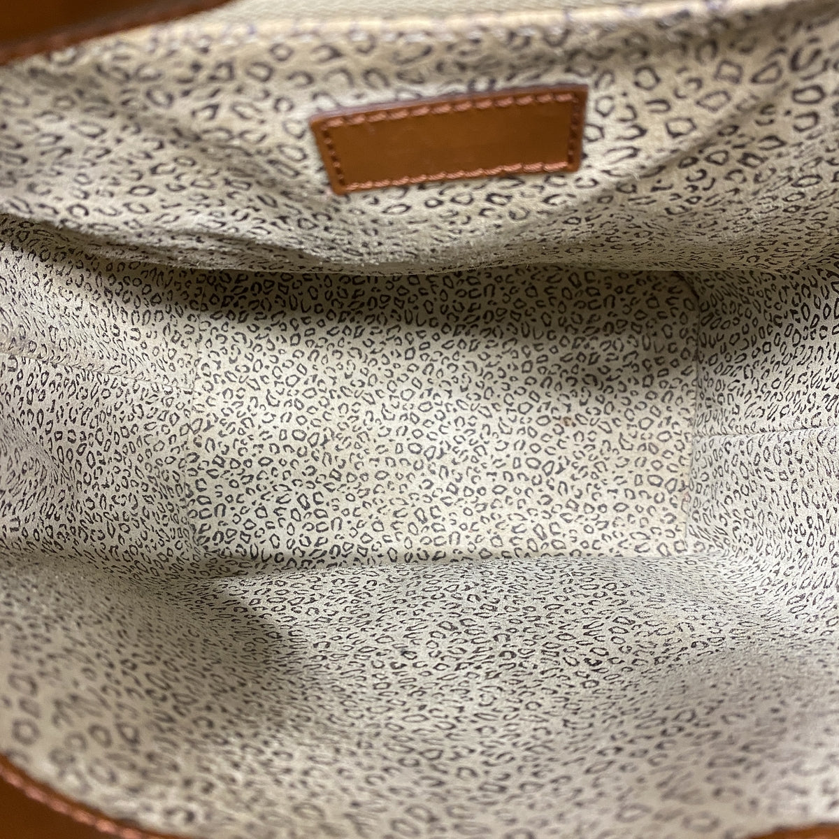 【6ge6513】カルティエ ショルダーバッグ パンテール レザー ブラウン シルバー金具【中古】レディース