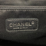 【6ge6518-k】シャネル ショルダーバッグ マトラッセ チェーンショルダー ラムスキン ブラック シルバー金具【中古】レディース