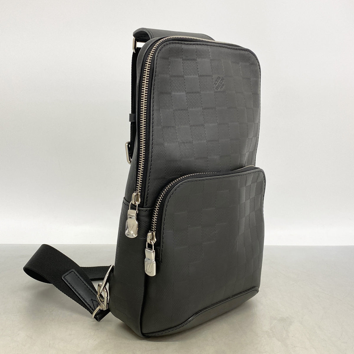 【6ge6527】ルイヴィトン ボディバッグ ダミエ・アンフィニ アヴェニュースリングバッグ N41720 オニキス【中古】メンズ