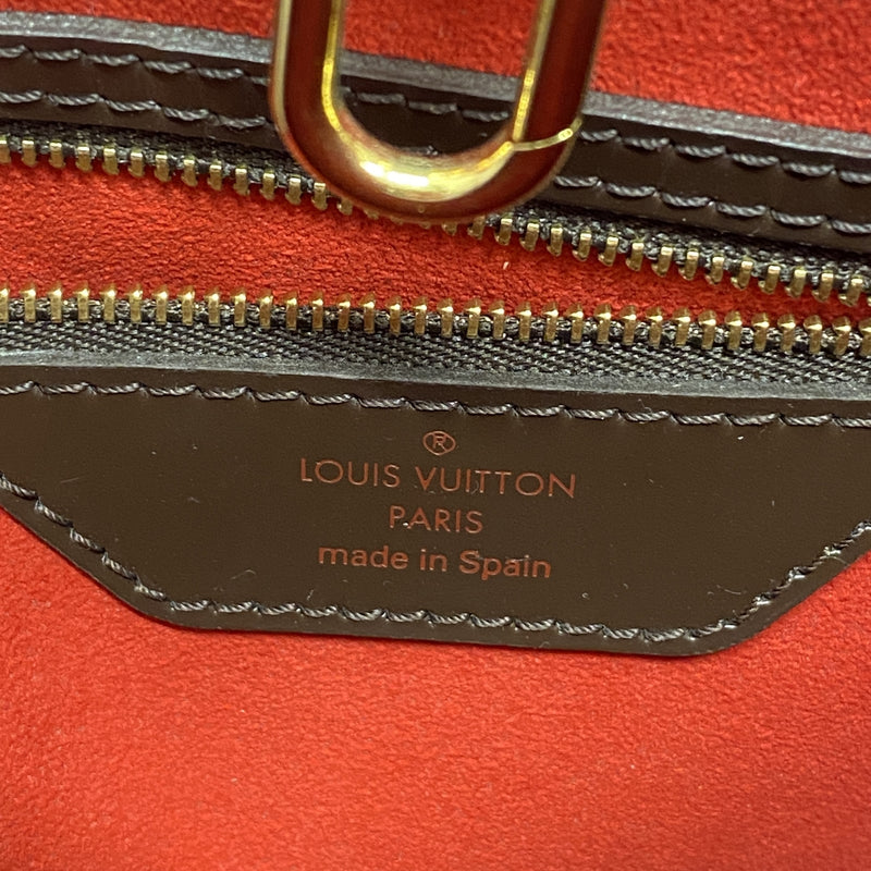 【6ge6542】ルイヴィトン トートバッグ ダミエ ハムステッドMM N51204 エベヌ【中古】レディース