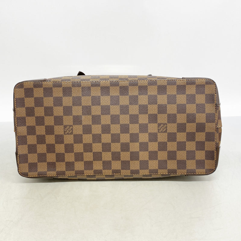 【6ge6542】ルイヴィトン トートバッグ ダミエ ハムステッドMM N51204 エベヌ【中古】レディース