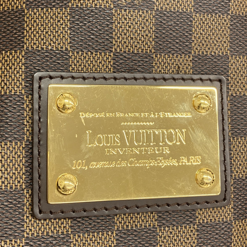【6ge6542】ルイヴィトン トートバッグ ダミエ ハムステッドMM N51204 エベヌ【中古】レディース