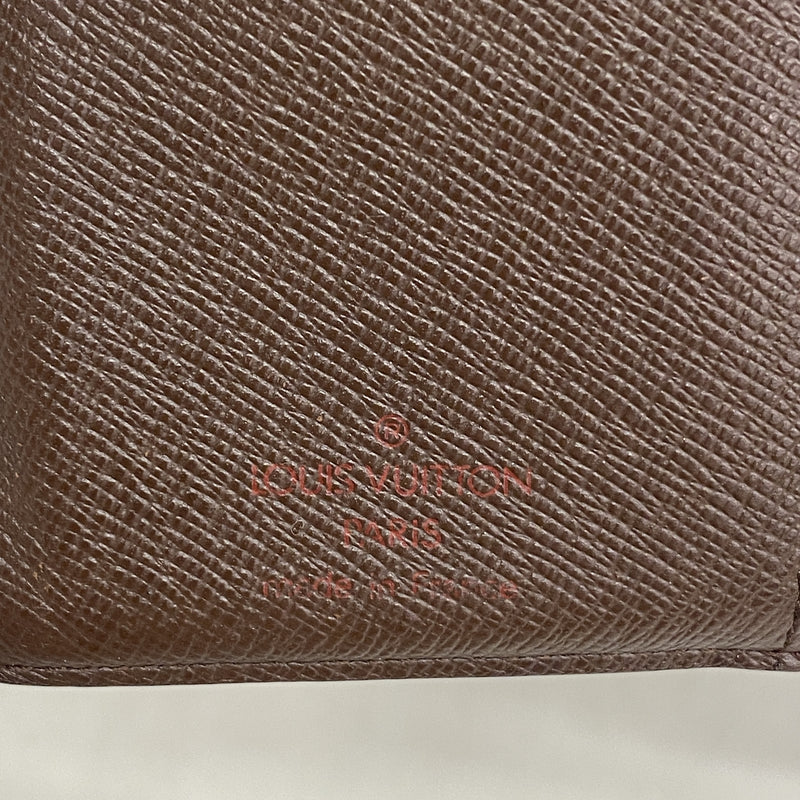 【6ge6545】ルイヴィトン 財布 ダミエ ポルトモネビエヴィエノワ N61664 エベヌ【中古】レディース