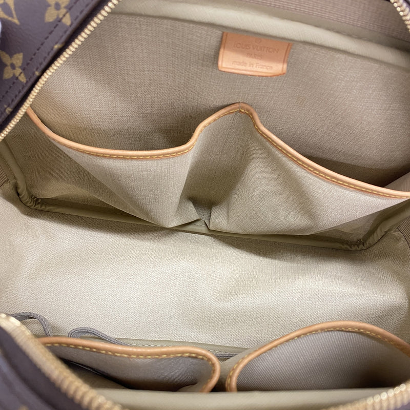 【6ge6547】ルイヴィトン ハンドバッグ モノグラム ドーヴィル M47270 ブラウン【中古】レディース