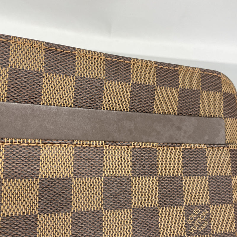 【6ge6564】ルイヴィトン クラッチバッグ ダミエ サンルイ N51993 エベヌ【中古】メンズ