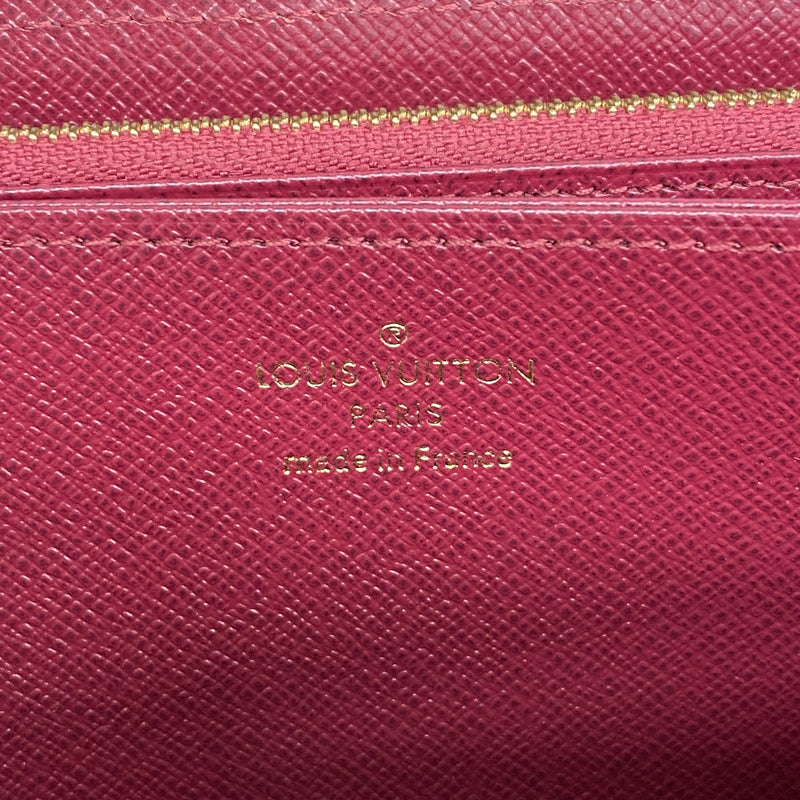 【6ge6576】ルイヴィトン 長財布 モノグラム ジッピーウォレット M41895 フューシャ【中古】レディース