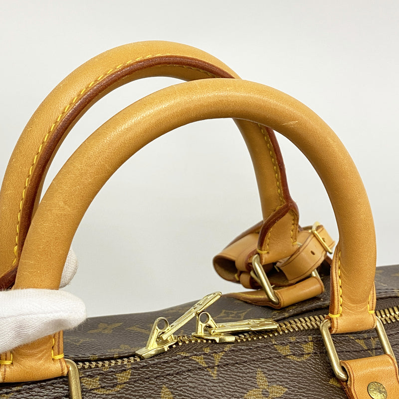【6ge6577】ルイヴィトン ボストンバッグ モノグラム キーポル55 M41424 ブラウン【中古】メンズ レディース ユニセックス