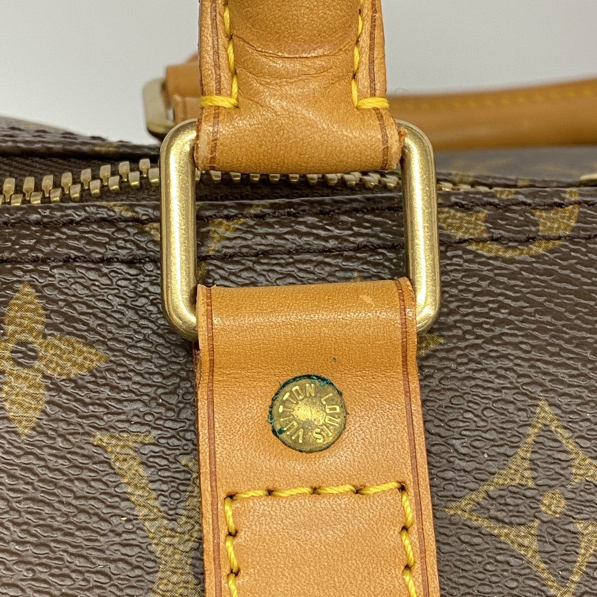【6ge6577】ルイヴィトン ボストンバッグ モノグラム キーポル55 M41424 ブラウン【中古】メンズ レディース ユニセックス