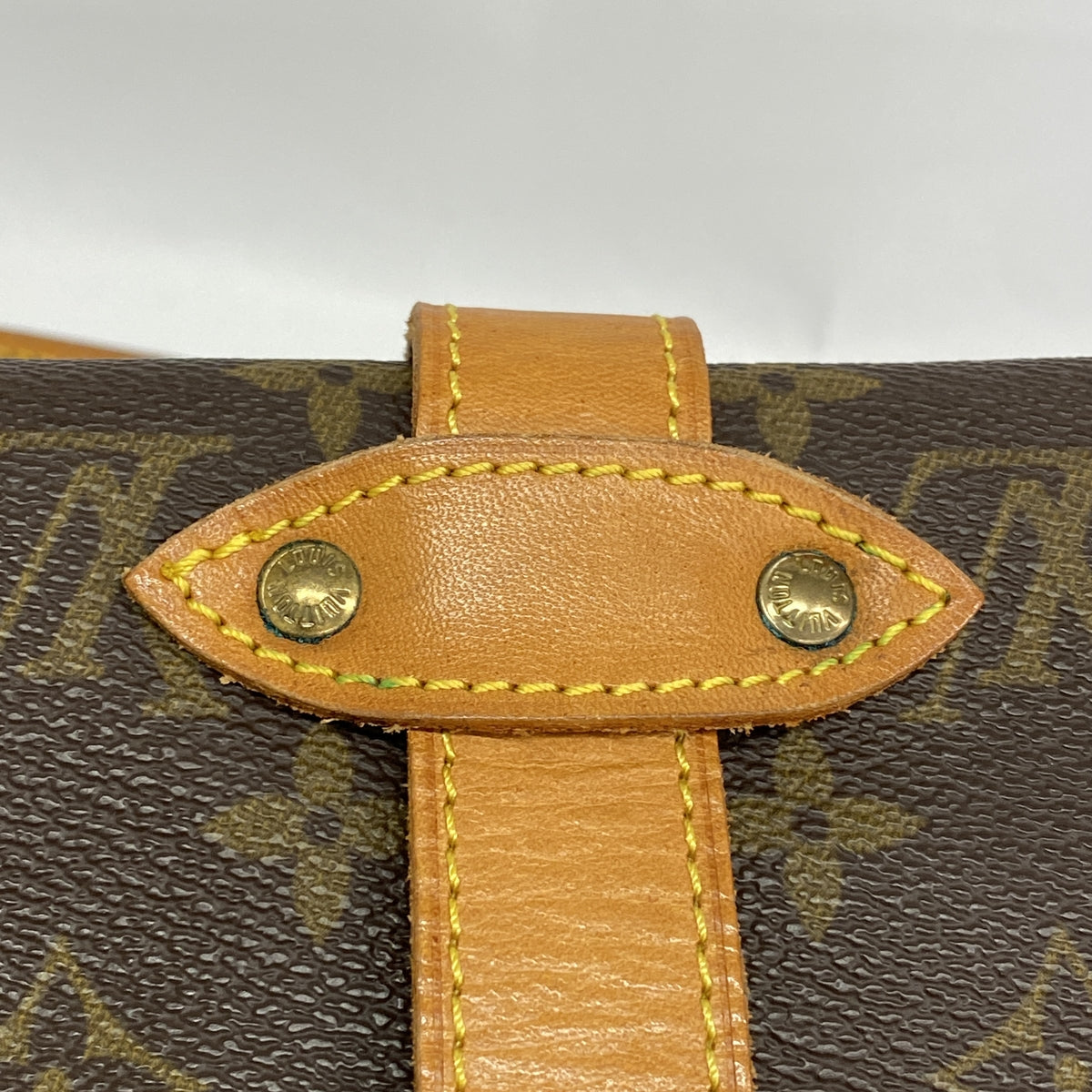 【6ge6583】ルイヴィトン ショルダーバッグ モノグラム ソミュール35 M42254 ブラウン【中古】レディース