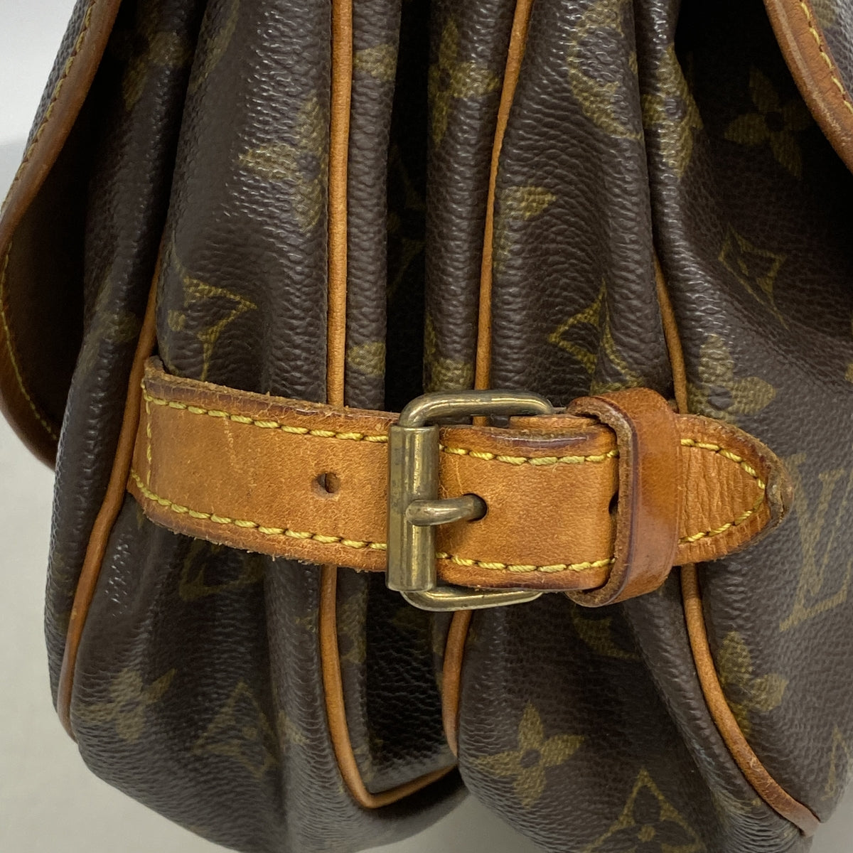 【6ge6584】ルイヴィトン ショルダーバッグ モノグラム ソミュール30 M42256 ブラウン【中古】レディース