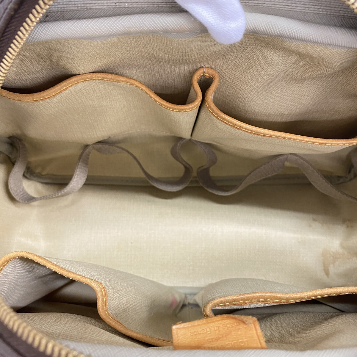 【6ge6593】ルイヴィトン ハンドバッグ モノグラム ドーヴィル M47270 ブラウン【中古】レディース