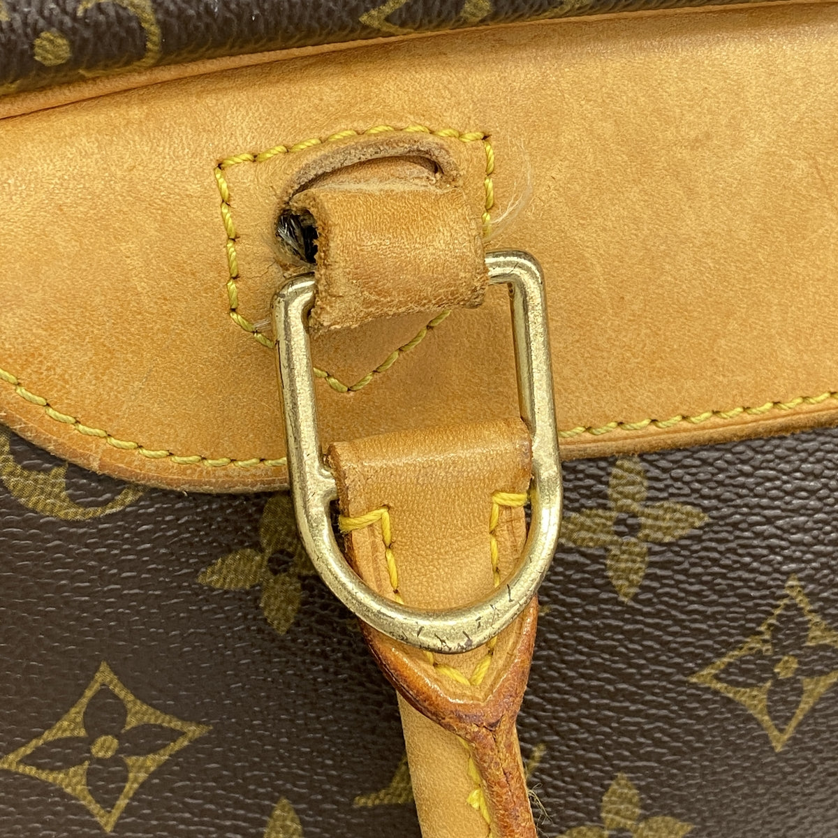 【6ge6593】ルイヴィトン ハンドバッグ モノグラム ドーヴィル M47270 ブラウン【中古】レディース