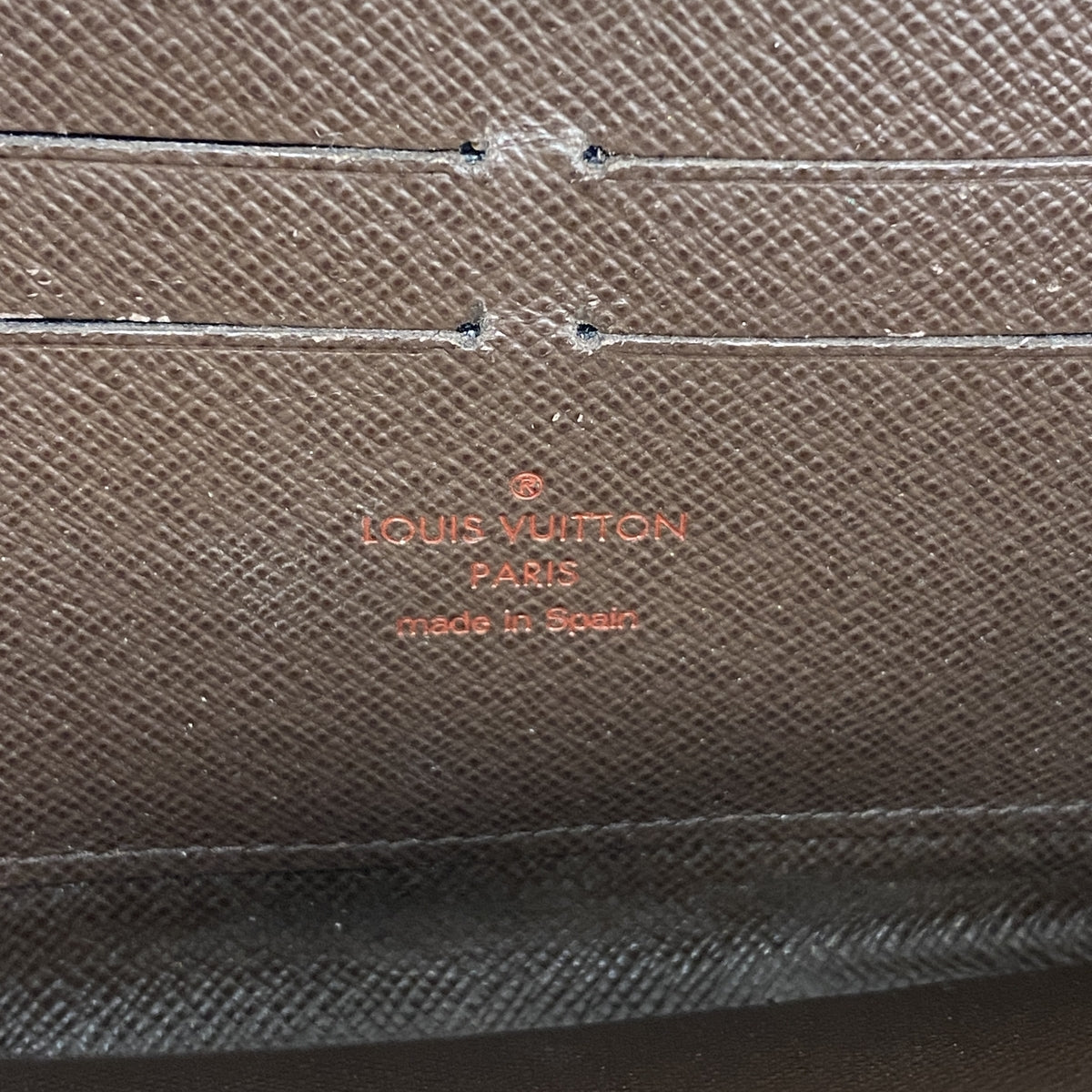 【6ge6595】ルイヴィトン 長財布 ダミエ ジッピーウォレット N60015 エベヌ【中古】メンズ レディース ユニセックス