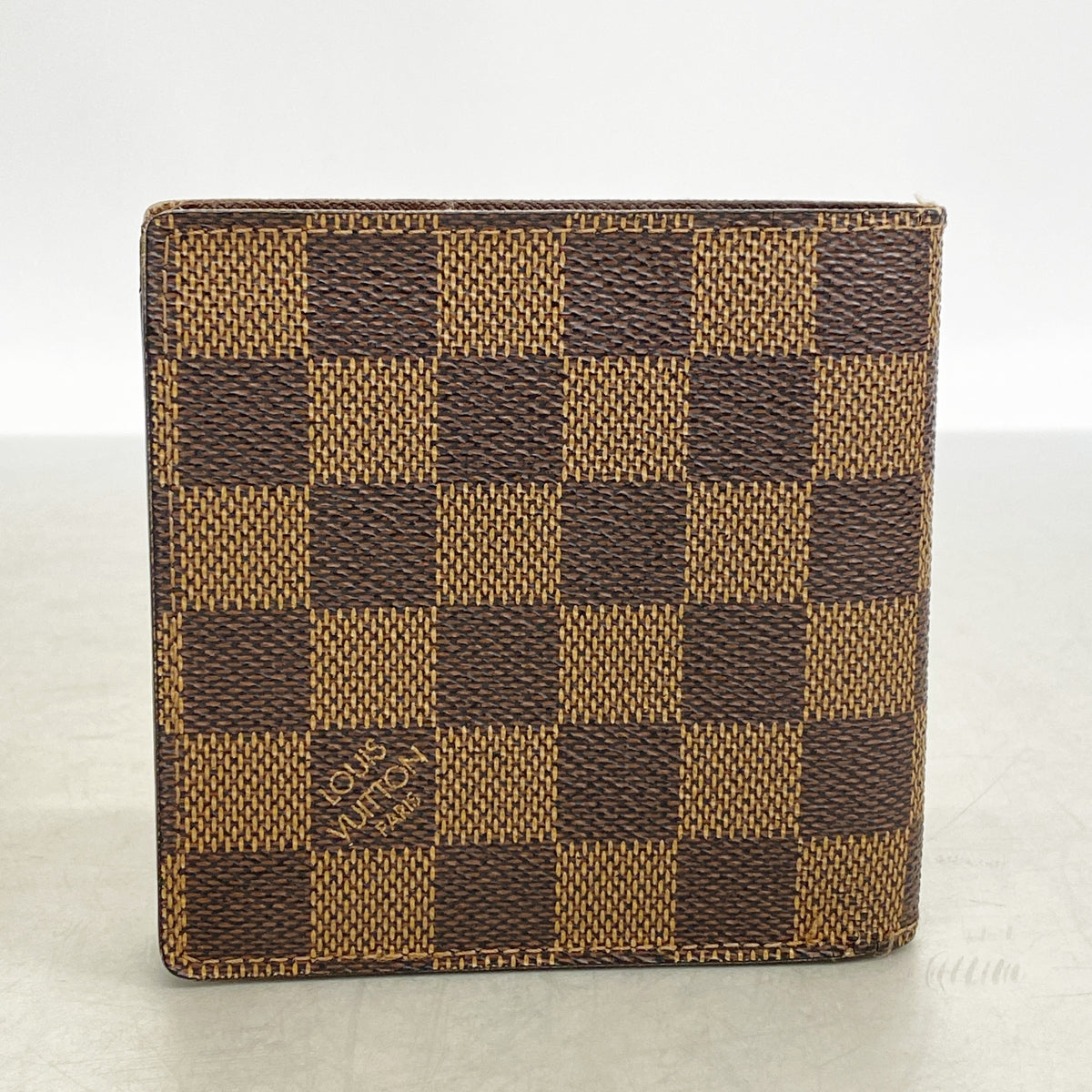 【6ge6596】ルイヴィトン 財布 ダミエ ポルトビエカルトクレディモネ N61665 エベヌ【中古】メンズ
