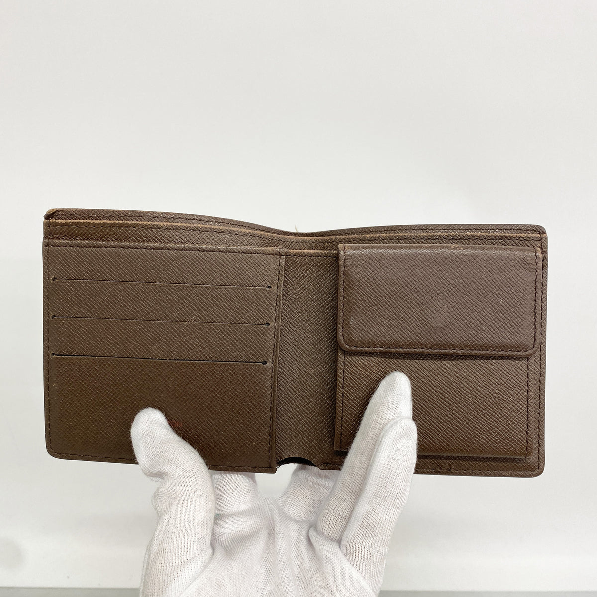 【6ge6596】ルイヴィトン 財布 ダミエ ポルトビエカルトクレディモネ N61665 エベヌ【中古】メンズ