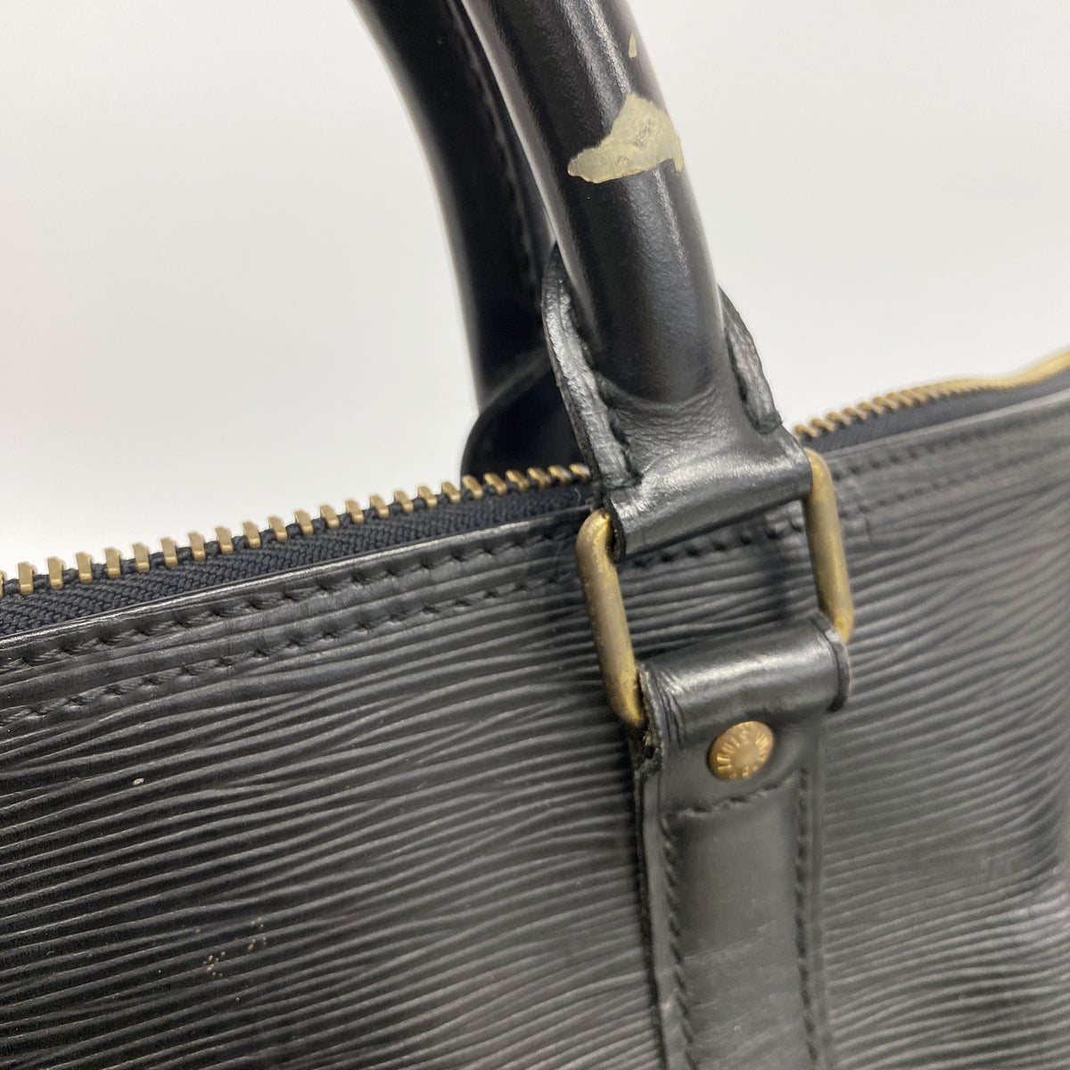 【6ge6597】ルイヴィトン ボストンバッグ エピ キーポル50 M42962 ノワール【中古】メンズ レディース ユニセックス