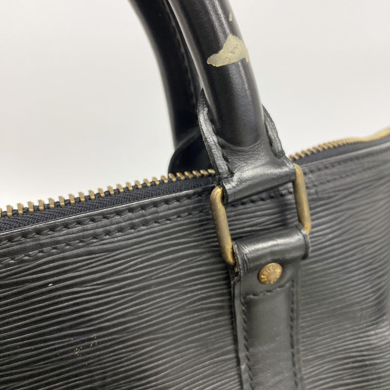 【6ge6597】ルイヴィトン ボストンバッグ エピ キーポル50 M42962 ノワール【中古】メンズ レディース ユニセックス