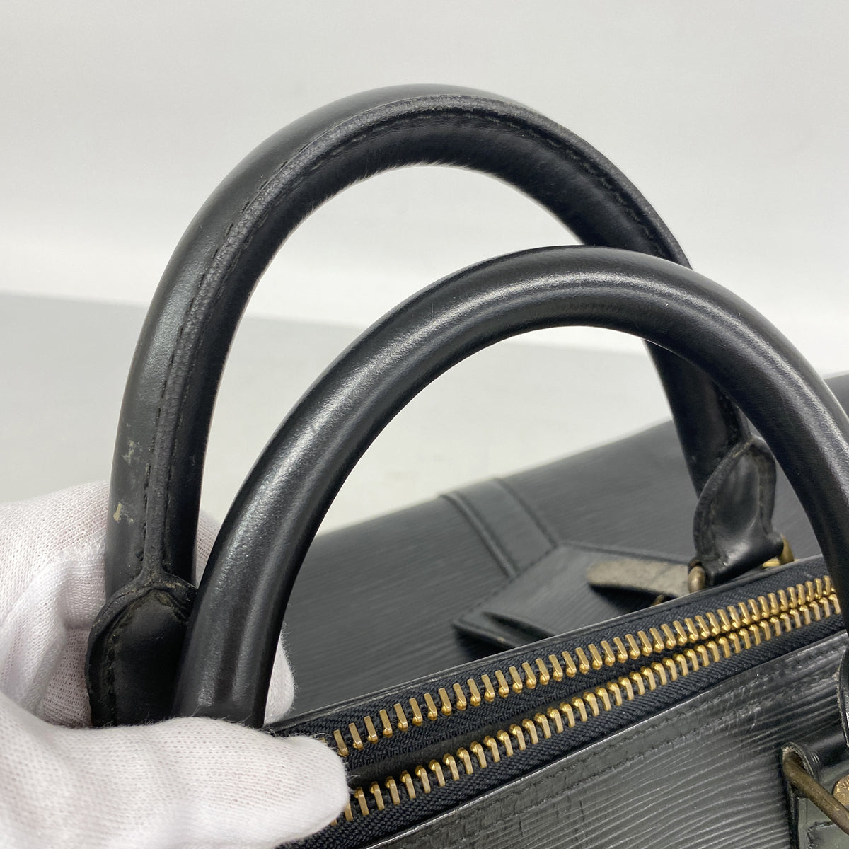 【6ge6597】ルイヴィトン ボストンバッグ エピ キーポル50 M42962 ノワール【中古】メンズ レディース ユニセックス