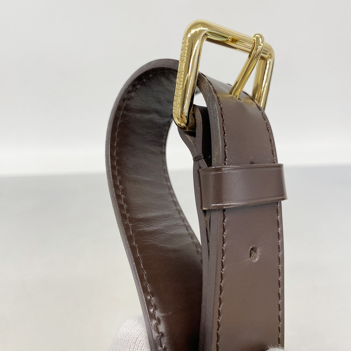 【6ge6599】ルイヴィトン ショルダーバッグ ダミエ テムズGM N48181 エベヌ【中古】レディース