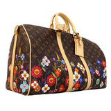 【6ge6603】ルイヴィトン ボストンバッグ モノグラム LV×TM キーポルバンドリエール45 M14182 ブラウン マルチカラー【中古】メンズ レディース ユニセックス