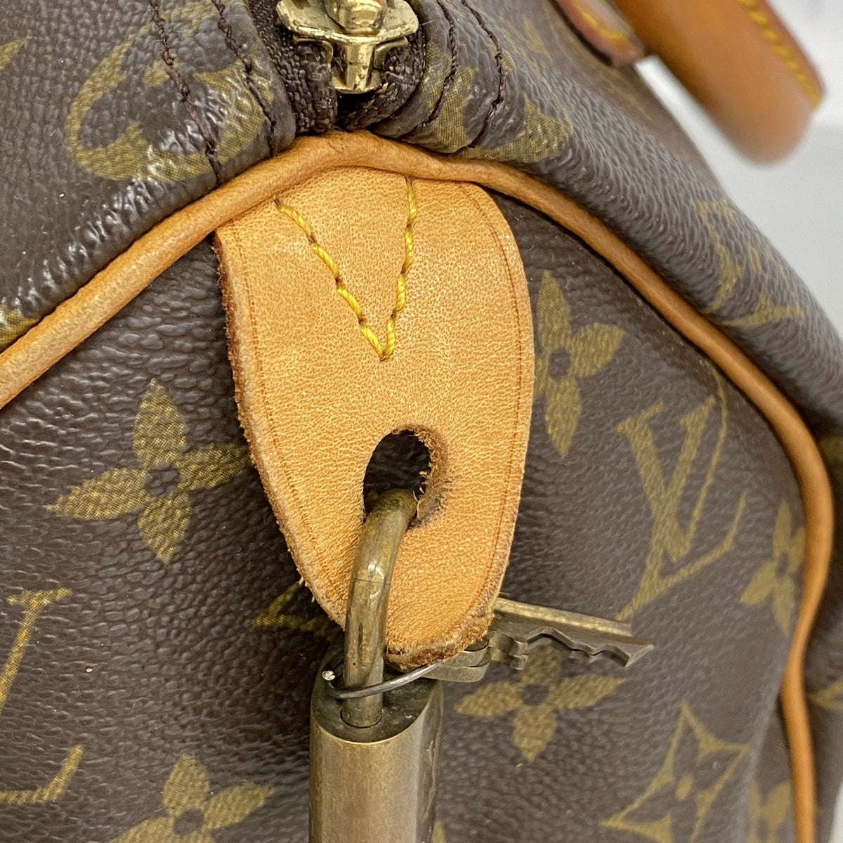 【6ge6605】ルイヴィトン ハンドバッグ モノグラム スピーディ25 M41109 ブラウン【中古】レディース