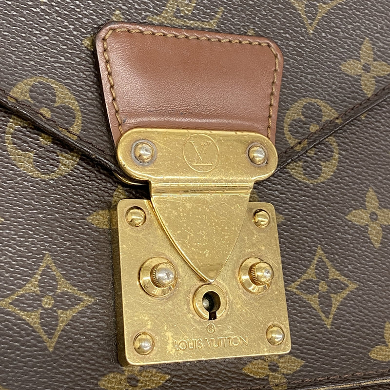 【6ge6607】ルイヴィトン ハンドバッグ モノグラム モンソー26 M51187 ブラウン 2wayバッグ【中古】レディース