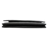 【6ge6615】シャネル ショルダーウォレット マトラッセ チェーンショルダー キャビアスキン ブラック シルバー金具【中古】レディース