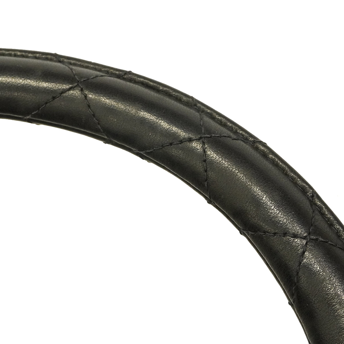 【6ge6619】シャネル ハンドバッグ マトラッセ 親子バッグ ラムスキン ブラック シルバー金具【中古】レディース