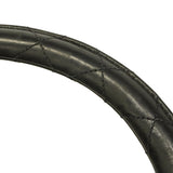 【6ge6619】シャネル ハンドバッグ マトラッセ 親子バッグ ラムスキン ブラック シルバー金具【中古】レディース