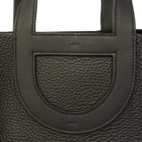 【6ge6620】エルメス ハンドバッグ インザループ18 トリヨンクレマンス ブラック シルバー金具 B刻印【中古】レディース