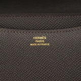 【6ge6623】エルメス ショルダーバッグ コンスタンスミニ ヴォーエプソン ベブラン ゴールド金具 G刻印【中古】レディース