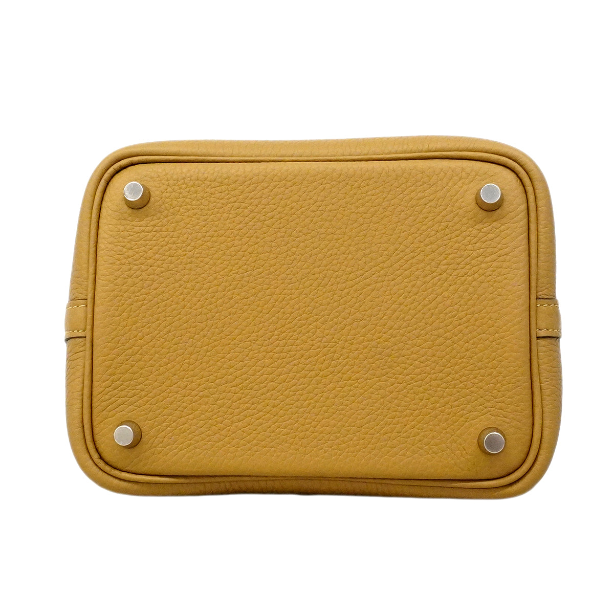 【6ge6624】エルメス ハンドバッグ ピコタンロックPM トリヨンクレマンス デュンヌ シルバー金具 G刻印【中古】レディース
