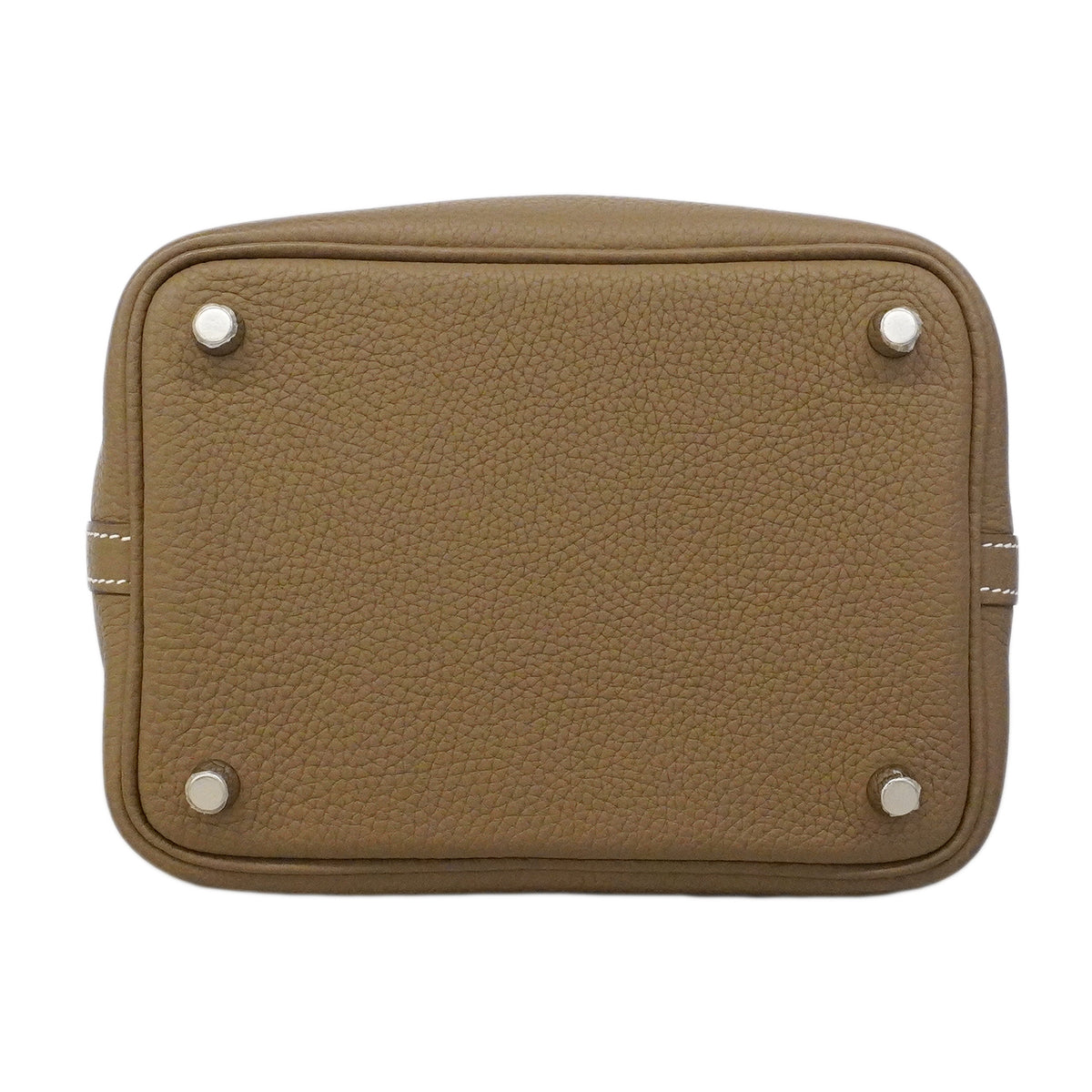 【6ge6625】エルメス ハンドバッグ ピコタンロックPM トリヨンクレマンス エトゥープ シルバー金具 Y刻印【中古】レディース